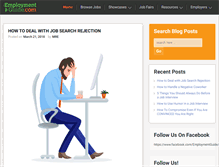 Tablet Screenshot of blog.employmentguide.com