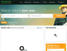 Tablet Screenshot of employmentguide.com