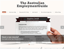 Tablet Screenshot of employmentguide.com.au